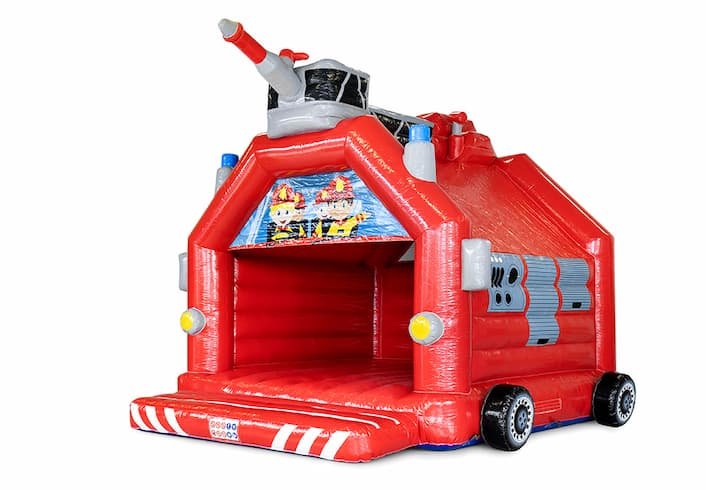 Kup duży kryty dmuchany zamek z motywem straży pożarnej do skakania dla dzieci. Najlepsze dmuchańce w JB Dmuchance