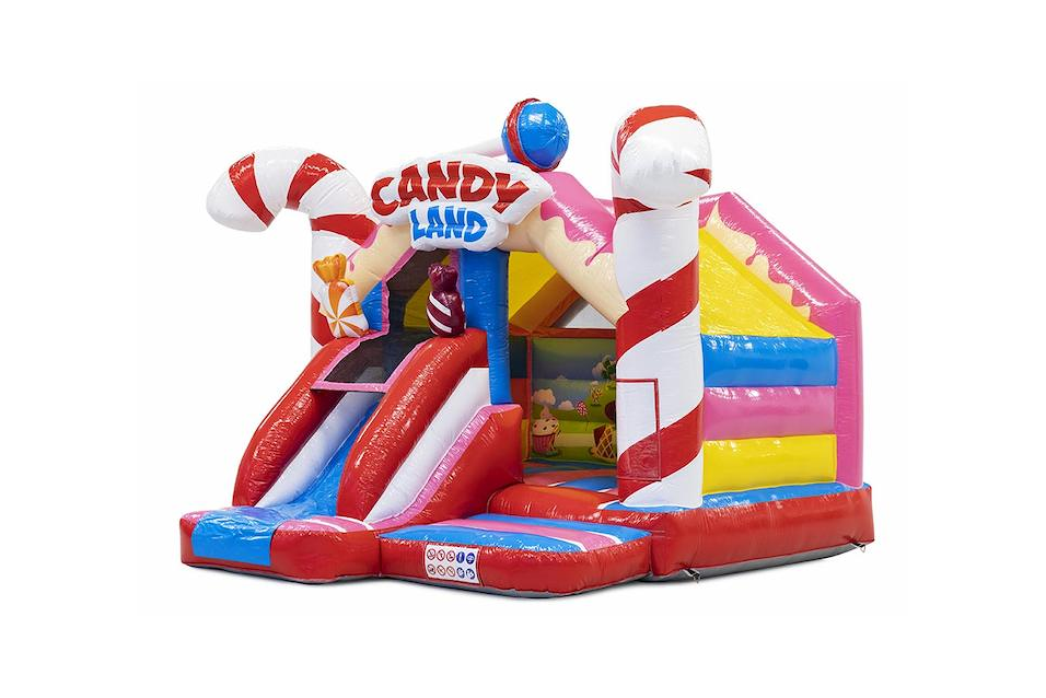 Product afbeelding Slide Combo Caramelo Castillo Hinchable