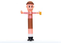 Waving Skyman Lederhosen