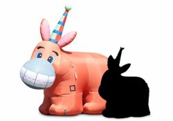 Colocar rabo ao burro grande