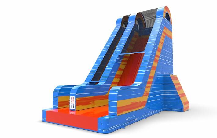 Inflatable dryslide S22 in theme waterfall for both young and old for sale. Buy inflatable reclame dryslides online at JB Inflatables America