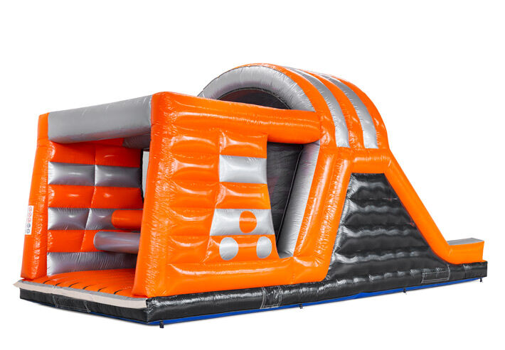 Encomendar uma pista de obstáculos gigante Roll Slide com obstáculos para crianças