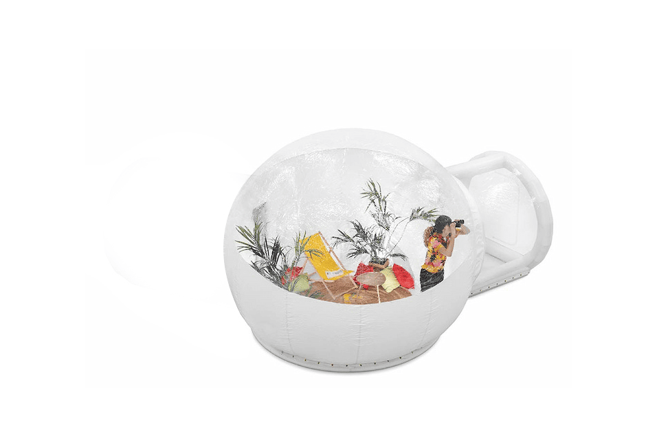 Product afbeelding Cúpula Modular de Privacidade 3m + Túnel de Acesso Transparente