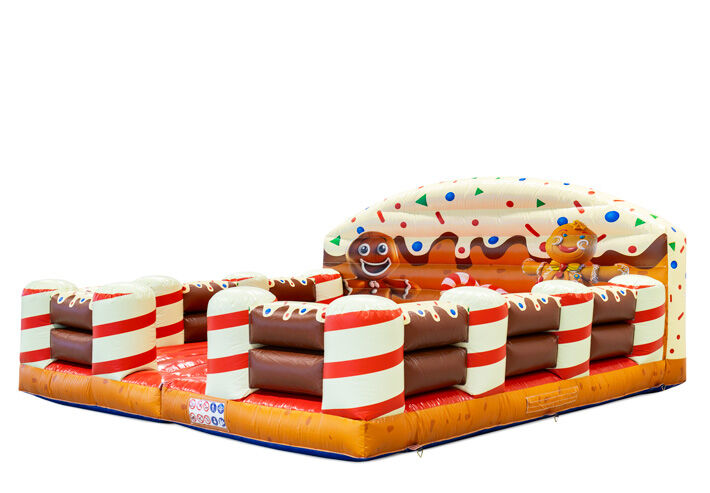 Bestel de Gingerbread rodeo valmat bij JB inflatables