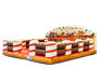 Bestel de Gingerbread rodeo valmat bij JB inflatables