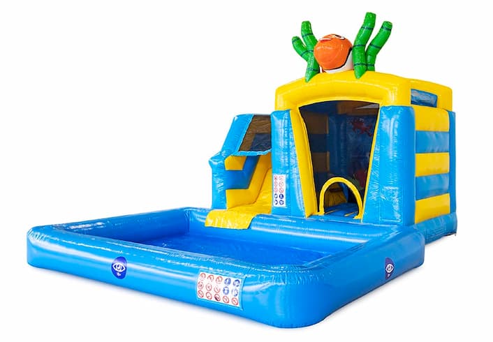 Compre el castillo hinchable multifuncional Seaworld con bañeras conectables en JB Hinchables España. Ordene hinchables en línea en JB Hinchables España