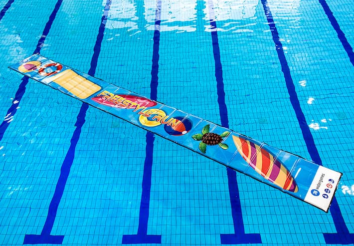 Waterloopmat beach run thema kopen voor in het zwembad