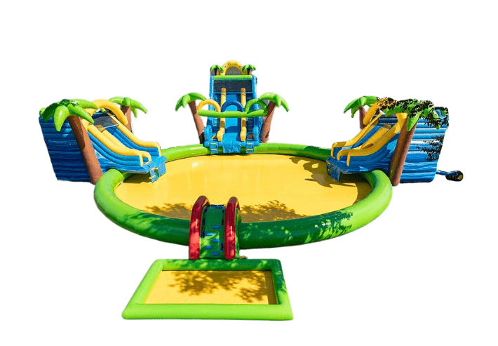 Parque acuático redondo XL en tema de la jungla disponible para comprar en línea a través de JB