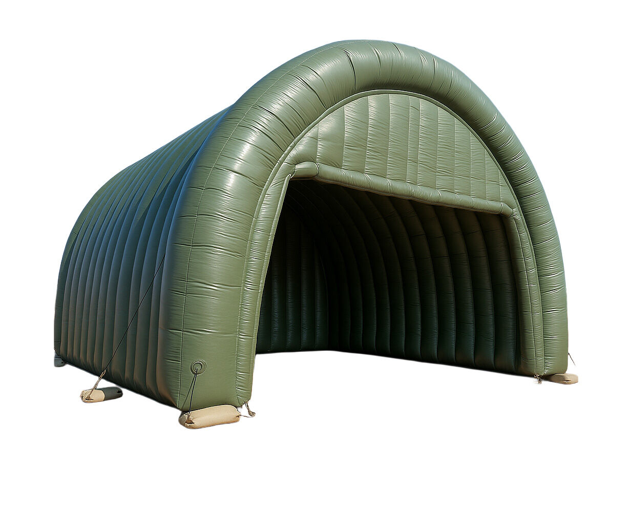 Opblaasbare tactische hangar voor militaire inzet – snel op te zetten shelter kopen