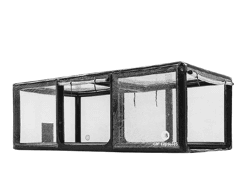 Showcase - 569 x 282 x 198 cm Black