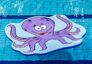 drijfmat met octopus afbeelding paars voor in het zwembad kopen