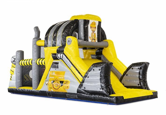 Order heavy duty obstacle course with 3D objects for kids. Buy inflatable obstacle courses online now at JB Inflatables UK