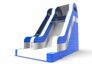 Get an inflatable dryslide S18 in blue-white-silver colors for both young and old. Order inflatable dryslides online at JB Inflatables America