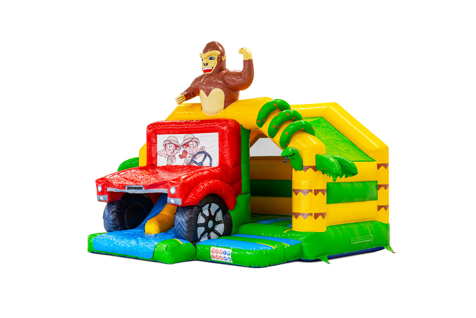 Product afbeelding Castillo Hinchable Slide Combo Doubleslide Gorilla