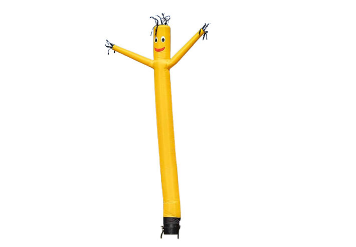 Compre um skydancer insuflável amarelo de 6 ou 8 metros online na JB-Insufláveis Países Baixos. Todos os airdancers insufláveis padrão são entregues rapidamente.