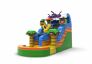 An inflatable waterslide S12 in theme caribbean for both young and old for sale. Order inflatable waterslides online at JB Inflatables America
