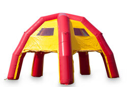 Tenda Aranha vermelho/amarelo