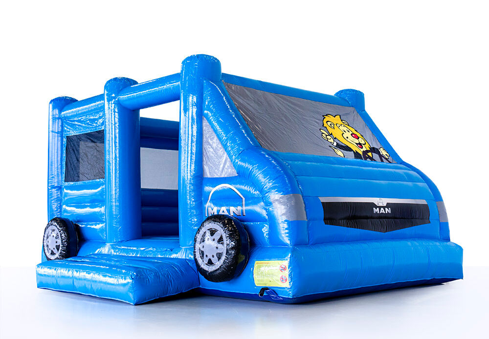 Man Truck and Bus - Van Bouncy Castle | JB Inflatables
