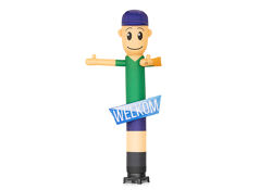 Waving Skyman met verwisselbare banners