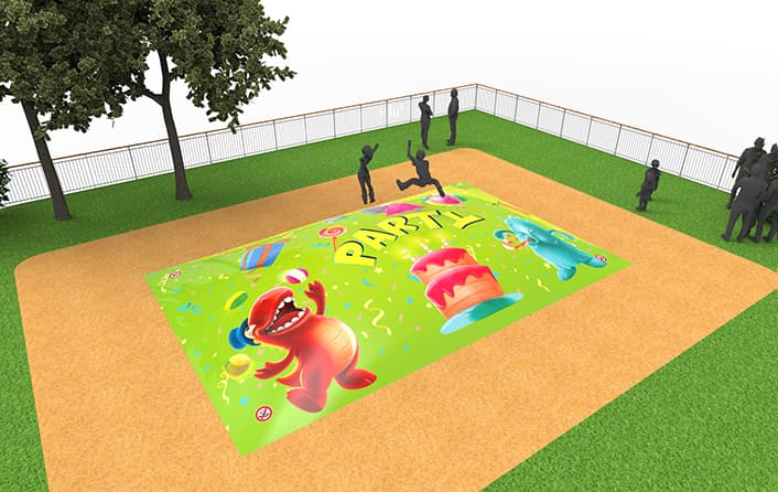 Compre airmountain inflável em um tema de festa para crianças. Encomende montanhas aéreas infláveis ​​agora online na JB Insuflaveis Portugal