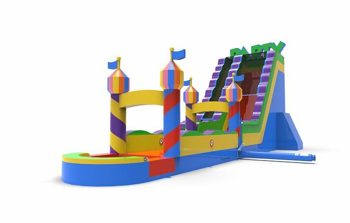 Get an inflatable waterslide S22 in theme party for both young and old. Order inflatable waterslides online at JB Inflatables America