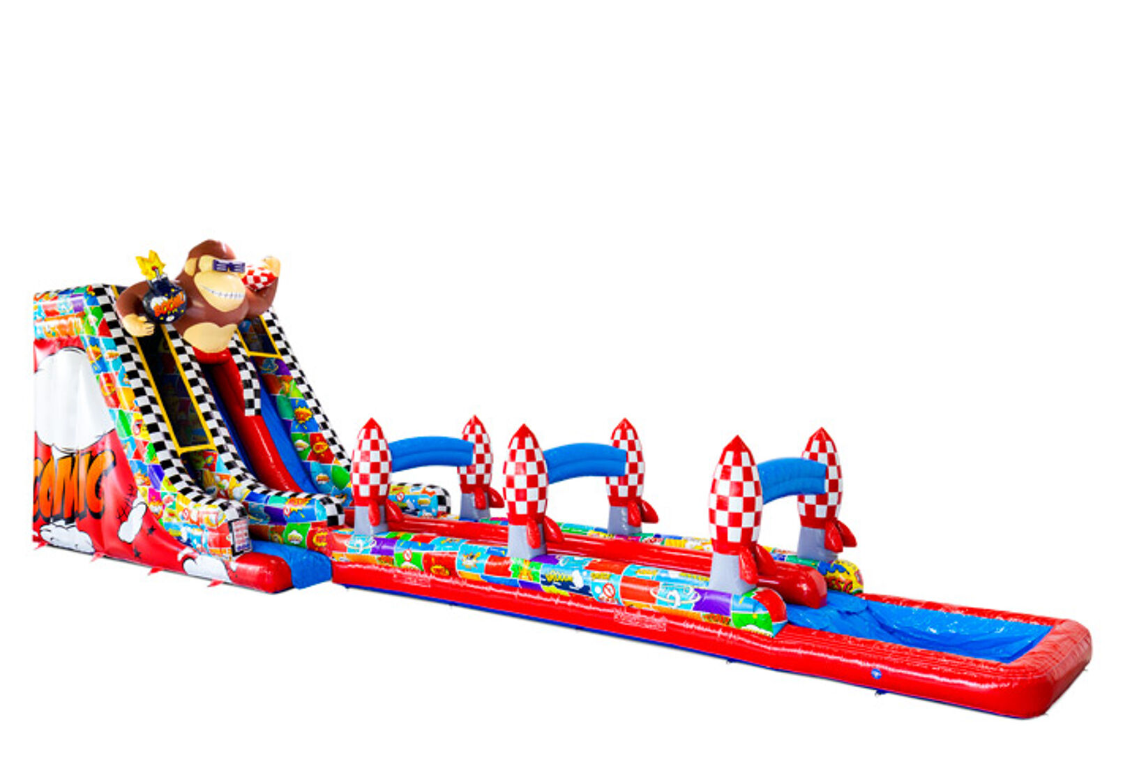 Product afbeelding Drop & Slide Comic Water Slide