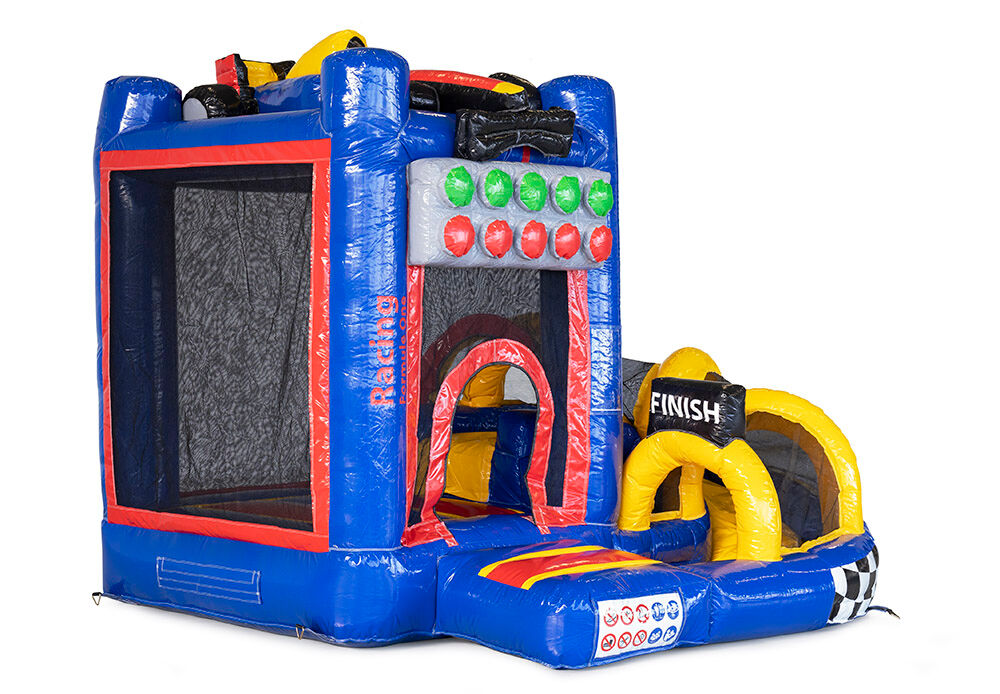Mit Inflatable Flevojump - Mini mit Rutsche Formule 1 | JB Inflatables