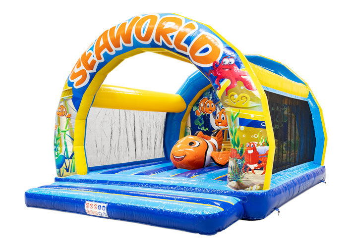 Castillo hinchable Jumpdome Seaworld con Nemo, en venta o alquiler.