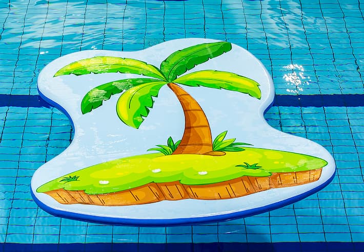 drijfmat palmboom voor in het water voor kinderen kopen