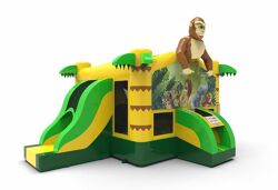 Climb & Slide Combo Jungle Bouncy Castle