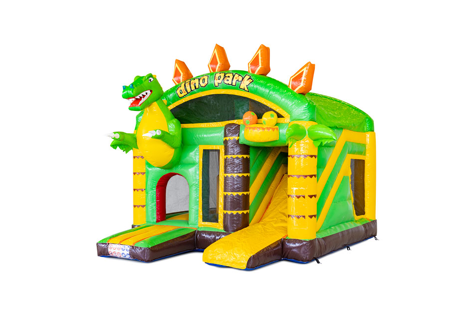 Product afbeelding Multi Box con cubierta Dino Castillo Hinchable