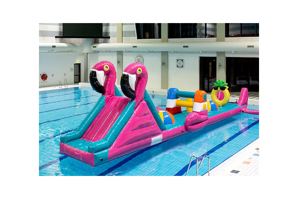 Product afbeelding Flamingo run waterstormbaan
