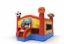 Buy 15ft jumper basic inflatable commercial bounce house in sports theme for both young and old. Order inflatable bounce houses online at JB Inflatables America