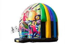 Hüpfburg Disco Multi-Thema 5,5m