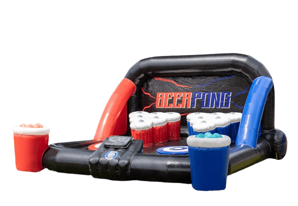 Jogo de cerveja pong inflável com pontos interativos para jogar à venda para crianças e adultos