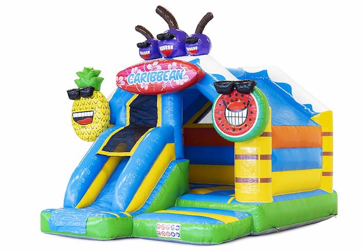 Tobogán Combo Tema Caribeño Gorila Inflable Con Tobogán A La Venta Para Niños