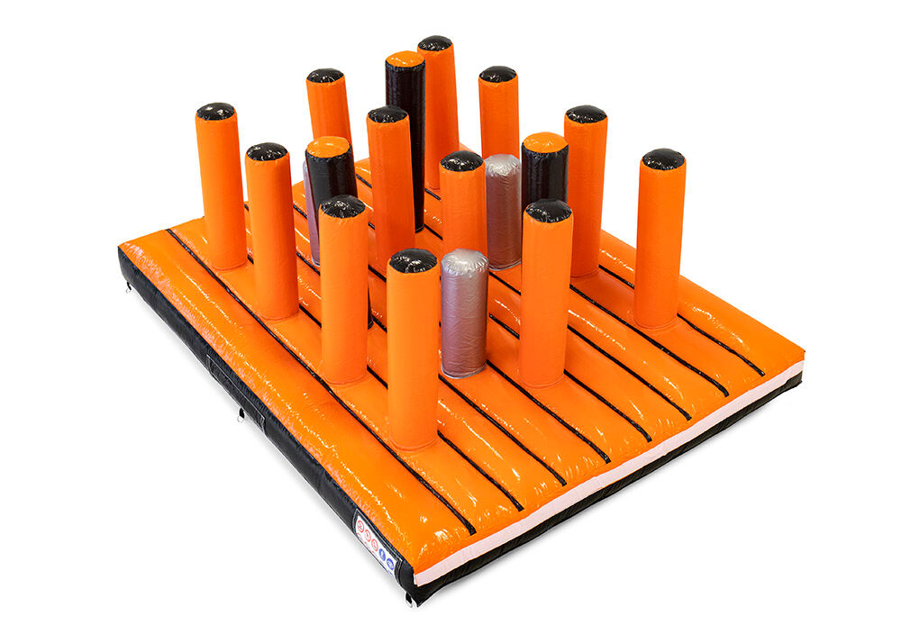 Compre o curso de assalto modular inflável de 40 peças Giga Pillar Dodger Platform para crianças. Encomende cursos de obstáculos infláveis online agora na JB Insuflaveis Portugal