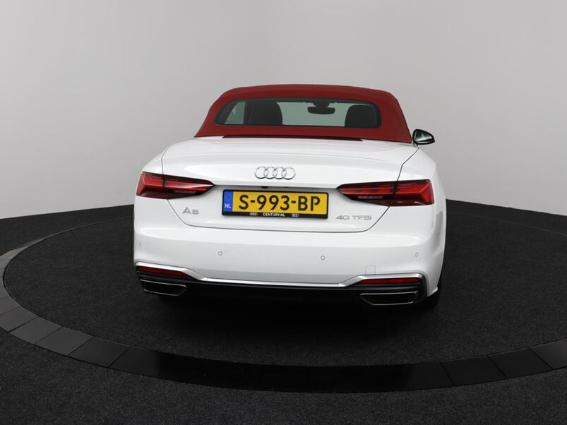 Audi A5 Cabriolet Cabriolet 40 TFSI 190Pk Automaat S-Line / Leder / Navi / Virtual / Camera