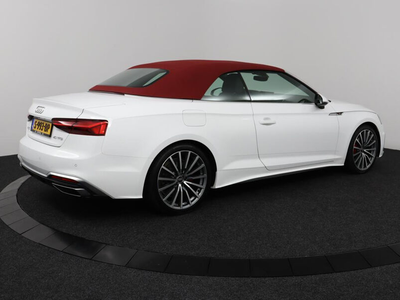 Audi A5 Cabriolet Cabriolet 40 TFSI 190Pk Automaat S-Line / Leder / Navi / Virtual / Camera