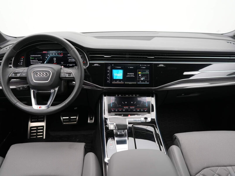 Audi Q7 4.0 TFSI SQ7 Quattro Navi | Adaptive Cruise | Leer | Panoramadak | B&O | Luchtvering | Laser-LED | Trekhaak | 22"