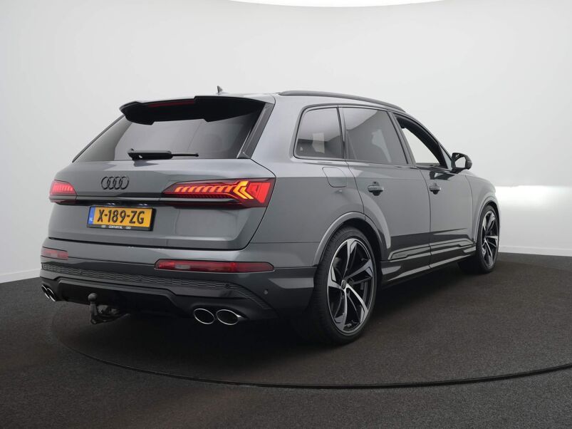 Audi Q7 4.0 TFSI SQ7 Quattro Navi | Adaptive Cruise | Leer | Panoramadak | B&O | Luchtvering | Laser-LED | Trekhaak | 22"