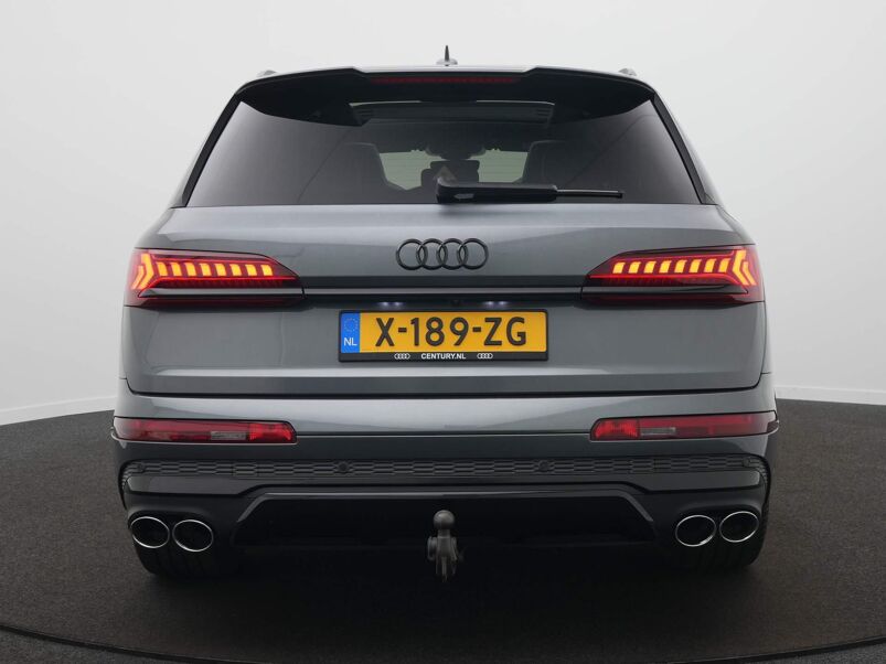 Audi Q7 4.0 TFSI SQ7 Quattro Navi | Adaptive Cruise | Leer | Panoramadak | B&O | Luchtvering | Laser-LED | Trekhaak | 22"