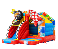 Castillo hinchable con tobogán